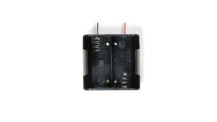 Takachi Electric Industrial 2 x D Battery Holder, Coil Spring Contact [SN1-2-P]; 254-2522