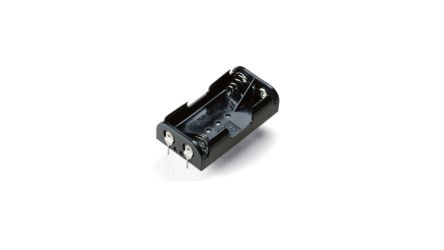 Takachi Electric Industrial 2 x AA Battery Holder, Coil Spring Contact [SN3-2PC-P]; 254-2529