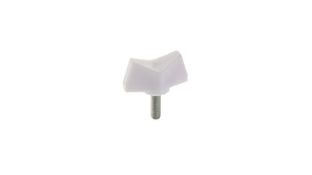 Yahata Neji, M4 Nylon, Steel Thumb Screw, Chrome Plated Finish, 10mm [Nylon Wing screws NO.1 4X10]; 254-2546