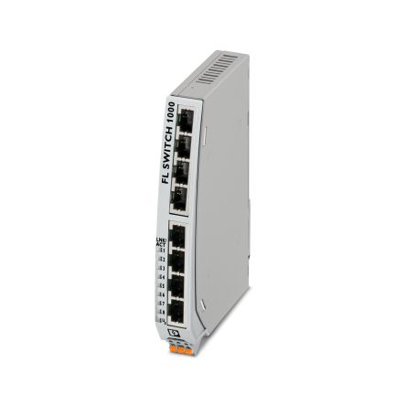 Phoenix Contact Unmanaged 8 Port Ethernet Switch [1085165]; 254-2644