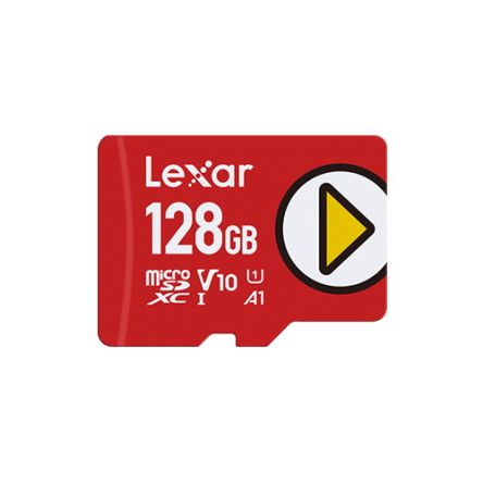 Lexar 128 GB MicroSDXC Micro SD Card, A1 V10 U1, Class10, UHS-I [LMSPLAY128G-BNNNG]; 254-2663