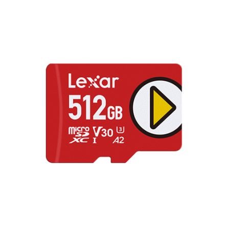 Lexar 512 GB MicroSDXC Micro SD Card, A2 V30 U3, Class10, UHS-I [LMSPLAY512G-BNNNG]; 254-2665