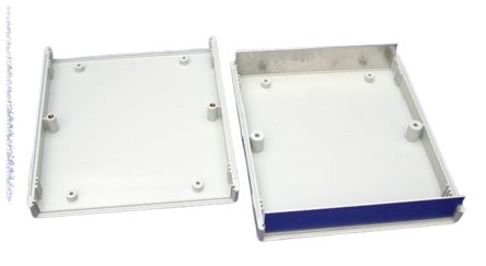 Hammond ABS Instrument Case, 179 x 154 x 36mm [1598BBGY]; 254-2677