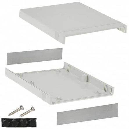 Hammond ABS Instrument Case, 179 x 154 x 36mm [1598BBSGY]; 254-2678