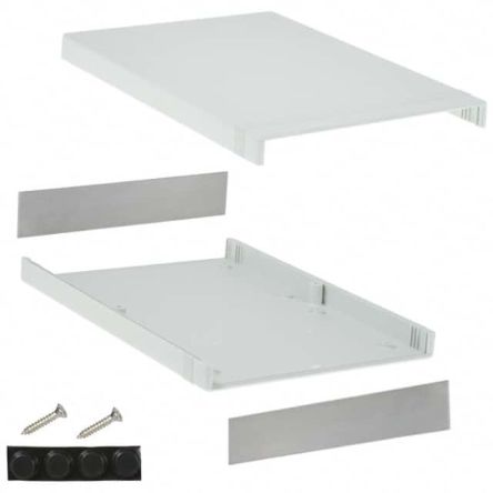 Hammond ABS Instrument Case, 280 x 200 x 40mm [1598HSGY]; 254-2687