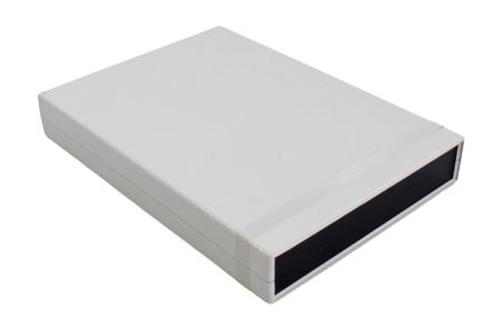 Hammond ABS Instrument Case, 280 x 200 x 40mm [1598HSGYPBK]; 254-2807