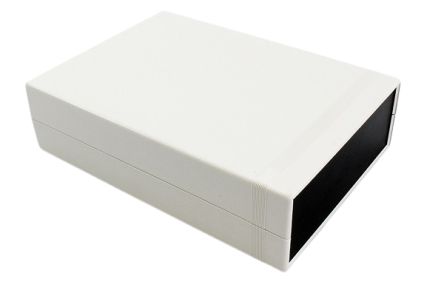 Hammond 1598 Grey ABS Instrument Case, 280 x 200 x 76mm [1598JSGYPBK]; 254-2810