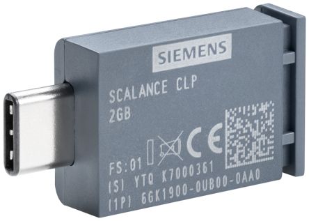 Siemens Memory Module for Use with SCALANCE W1700 SIMATIC Cloud Connect S7 [6GK19000UB000AA0]; 254-2899