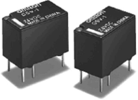 Omron PCB Mount Power Relay, 5V dc Coil, SPDT [G5V-1-T90 DC5]; 254-3145