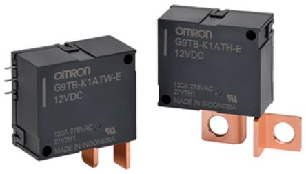 Omron Screw Mount Latching Power Relay, 12V dc Coil, 120A Switching Current, SPST [G9TB-K1ATH-E DC12]; 254-3157