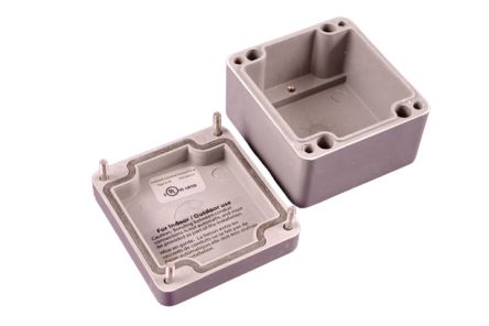 Hammond Glass Reinforced Polyester Enclosure, 81 x 75 x 55mm [1590ZGRP081]; 254-3361
