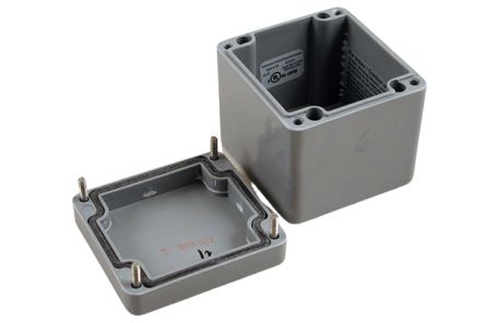 Hammond Glass Reinforced Polyester Enclosure, 81 x 75 x 75mm [1590ZGRP084]; 254-3363