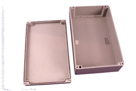 Hammond Glass Reinforced Polyester Enclosure, 400 x 250 x 120mm [1590ZGRP243]; 254-3368