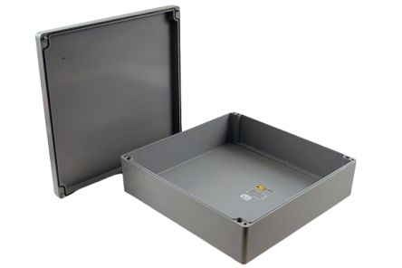 Hammond Glass Reinforced Polyester Enclosure, 405 x 400 x 120mm [1590ZGRP253]; 254-3370