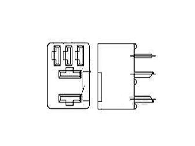 TE Connectivity VCFM-1000 PCB Mount Relay Socket, for use with Plug-In Micro ISO Relays [1393310-2]; 254-3409