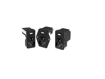 TE Connectivity IEC Filter 2 Pole 6609105-9, Plug In 2 Fuse [6609105-9]; 254-3439