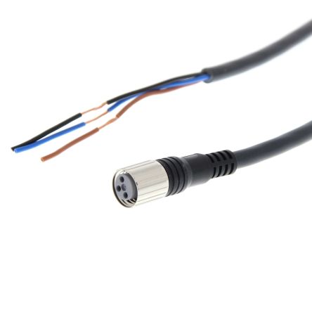 Omron Straight Female M8 to Unterminated Sensor Actuator Cable, 5m [XS3F-M321-305-R]; 254-3474
