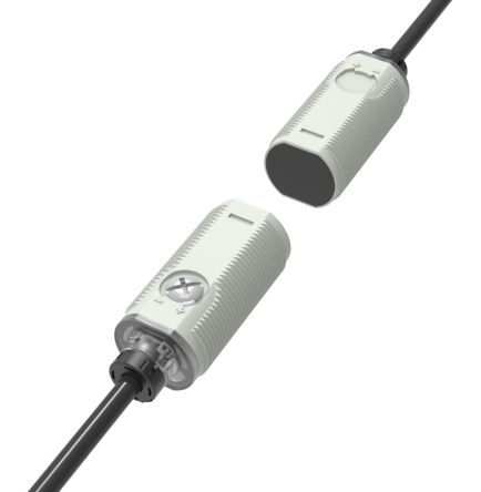 RS PRO Through Beam Photoelectric Sensor, Barrel Sensor, 20 m Detection Range [0]; 254-3706
