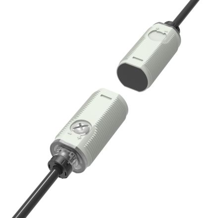 RS PRO Through Beam Photoelectric Sensor, Cylindrical Sensor, 20 m Detection Range [0]; 254-3708
