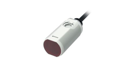 RS PRO Background Supression Photoelectric Sensor, Cylindrical Sensor, 10 cm Detection Range [0]; 254-3712
