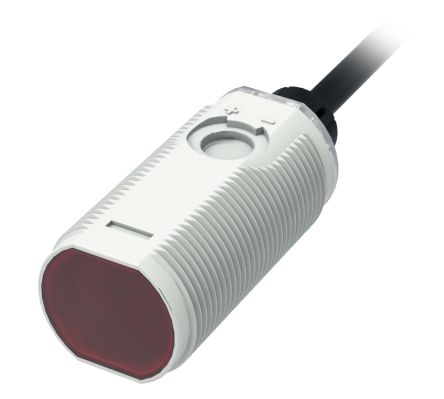 RS PRO background Suppression Photoelectric Sensor, Barrel Sensor, 0.1 m Detection Range [0]; 254-3715