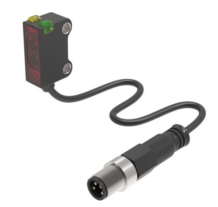 RS PRO Retroreflective Photoelectric Sensor, Cylindrical Sensor, 25 cm Detection Range [0]; 254-3726