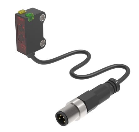 RS PRO Retroreflective Photoelectric Sensor, Cylindrical Sensor, 25 cm Detection Range [0]; 254-3727