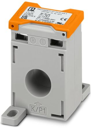 Phoenix Contact PACT MCR Series Current Transformer Current Transformer, 50A Input, 50:5, 5 A Output, 21mm Bore, 1000 V [2277019]; 254-4761