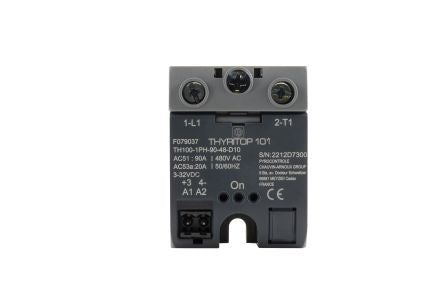 Pyro Controle 0 Series Solid State Relay, 50 A rms Load, Panel Mount, 1200 V Load [P01661115]; 254-5617