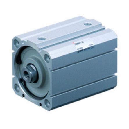 SMC Pneumatic Compact Cylinder - 125mm Bore, 63mm Stroke, C55 Series, Double Acting [CD55B63-125M]; 254-5889