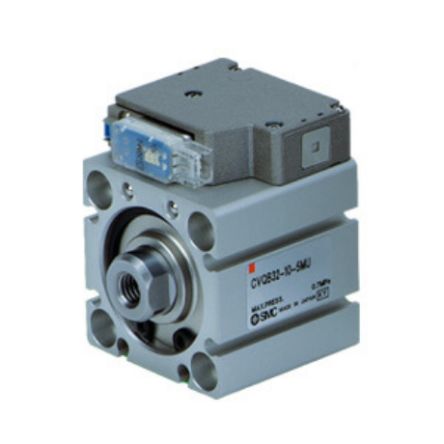 SMC Pneumatic Compact Cylinder - 40mm Bore, 20mm Stroke, CVQ Series, Double Acting [CVQB40-20M-5MUB]; 254-6673