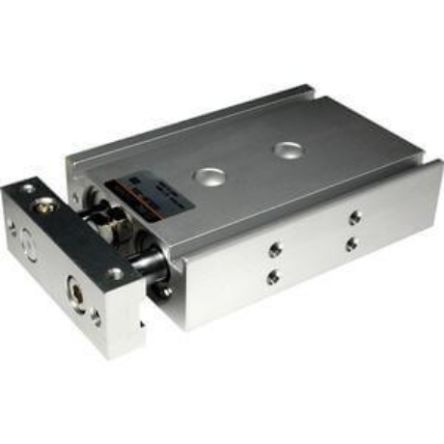 SMC Pneumatic Piston Rod Cylinder - 25mm Bore, 50mm Stroke, CXS Series, Double Acting [CXSM25TF-50A]; 254-6713