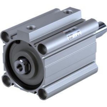 SMC Pneumatic Compact Cylinder - 30mm Bore, 32mm Stroke, CQ2 Series, Double Acting [CQ2WB32TF-30DZ]; 254-7139