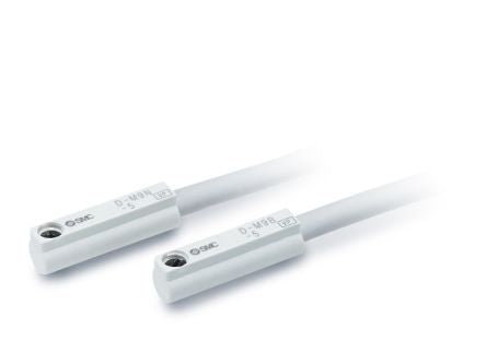SMC PNP Auto Switch Unit Pneumatic Cylinder & Actuator Switch, D-M9B Series with LED indicator [D-M9BVZ]; 254-7712