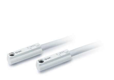 SMC PNP Auto Switch Unit Pneumatic Cylinder & Actuator Switch, D-M9P Series with LED indicator [D-M9PASDPC]; 254-7715