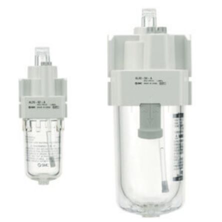 SMC G 1/2 8000L/min Pneumatic Lubricator, 8.5bar to 0.5 bar, AL40 Series [AL40-F04-1]; 254-8023