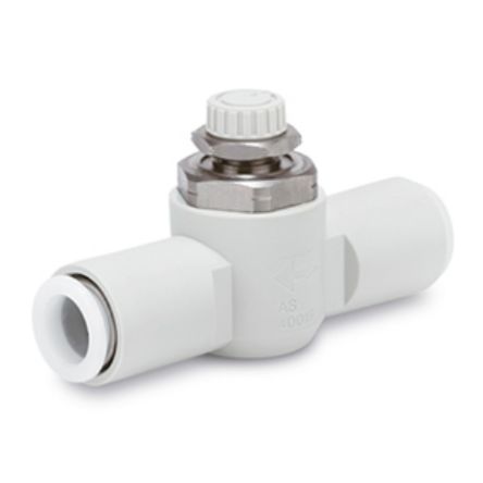 SMC AS Series Speed Controller, 6mm Tube Inlet Port x 6mm Tube Outlet Port [AS2051FG-06]; 254-8140