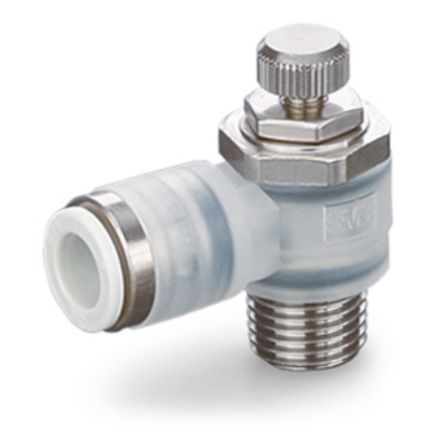 SMC AS Series Speed Controller, G 1/4 Inlet Port x 4mm Tube Outlet Port [AS2201F-U02-04]; 254-8155