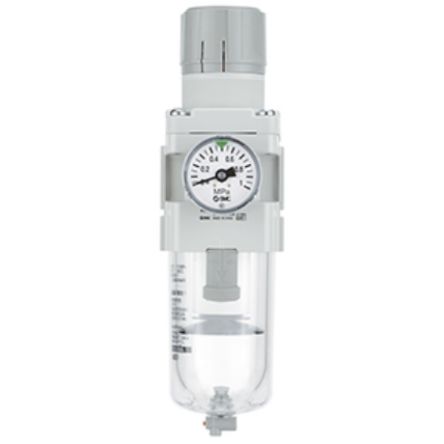 SMC AW-A Filter Regulator, 5μm, G 1/2, Auto, 0.5 → 7 bar [AW40-F04G-A]; 254-8234