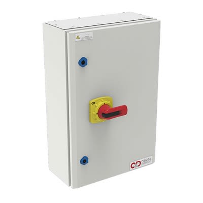 Craig & Derricott 3 Pole Isolator Switch - 25A Maximum Current [EDG01253N]; 254-8886