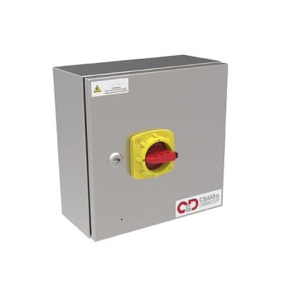Craig & Derricott 3P Pole Isolator Switch - 100A Maximum Current [EDS01003N]; 254-8899