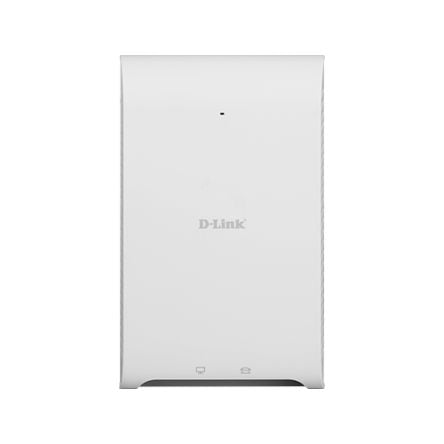D-Link Wireless AC1200 Wave 2 In-Wall PoE Access Point 2 Port Wireless Access Point, 802.11ac, 10/100/1000Mbit/s [DAP-2622]; 254-9984