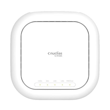 D-Link Nuclias AX3600 Wi-Fi 6 Cloud-Managed Access Point 2 Port Wireless Access Point, 802.11ax, 10/100/1000/2500Mbit/s [DBA-X2830P]; 254-9998