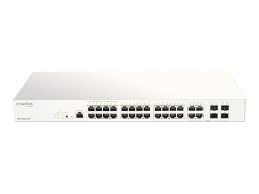 D-Link 28-Port Nuclias Cloud-Managed PoE Switch, Managed 28 Port Network Switch With PoE [DBS-2000-28P]; 255-0004