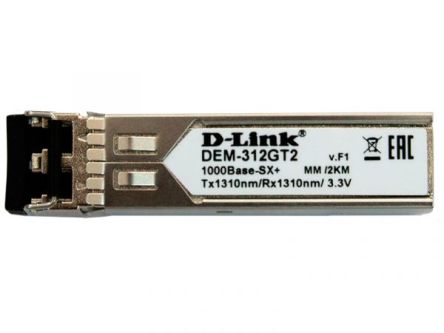 D-Link D-Link Compatible LC Multi Mode Transceiver Module, Full Duplex, 1000Mbit/s [DEM-312GT2]; 255-0009