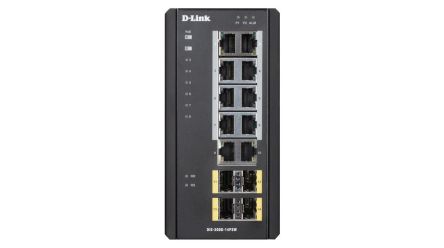D-Link 14-Port Industrial Gigabit Managed PoE Switch, Managed 14 Port Managed Switch With PoE [DIS-300G-14PSW]; 255-0034