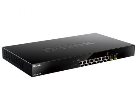 D-Link 10-Port Multi-Gigabit PoE Smart Managed Switch, Smart 10 Port Managed Switch With PoE [DMS-1100-10TP]; 255-0040