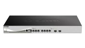 D-Link 10-Port 10G Multi-Gigabit Smart Managed Switch, Smart 10 Port Managed Switch [DXS-1210-10TS]; 255-0043