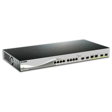 D-Link 12-Port 10G Multi-Gigabit Smart Managed Switch, Smart 12 Port Smart Managed Switch [DXS-1210-12TC]; 255-0045