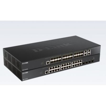 D-Link 28-Port 10G Smart Managed Switch, Smart 28 Port Smart Managed Switch [DXS-1210-28T]; 255-0049